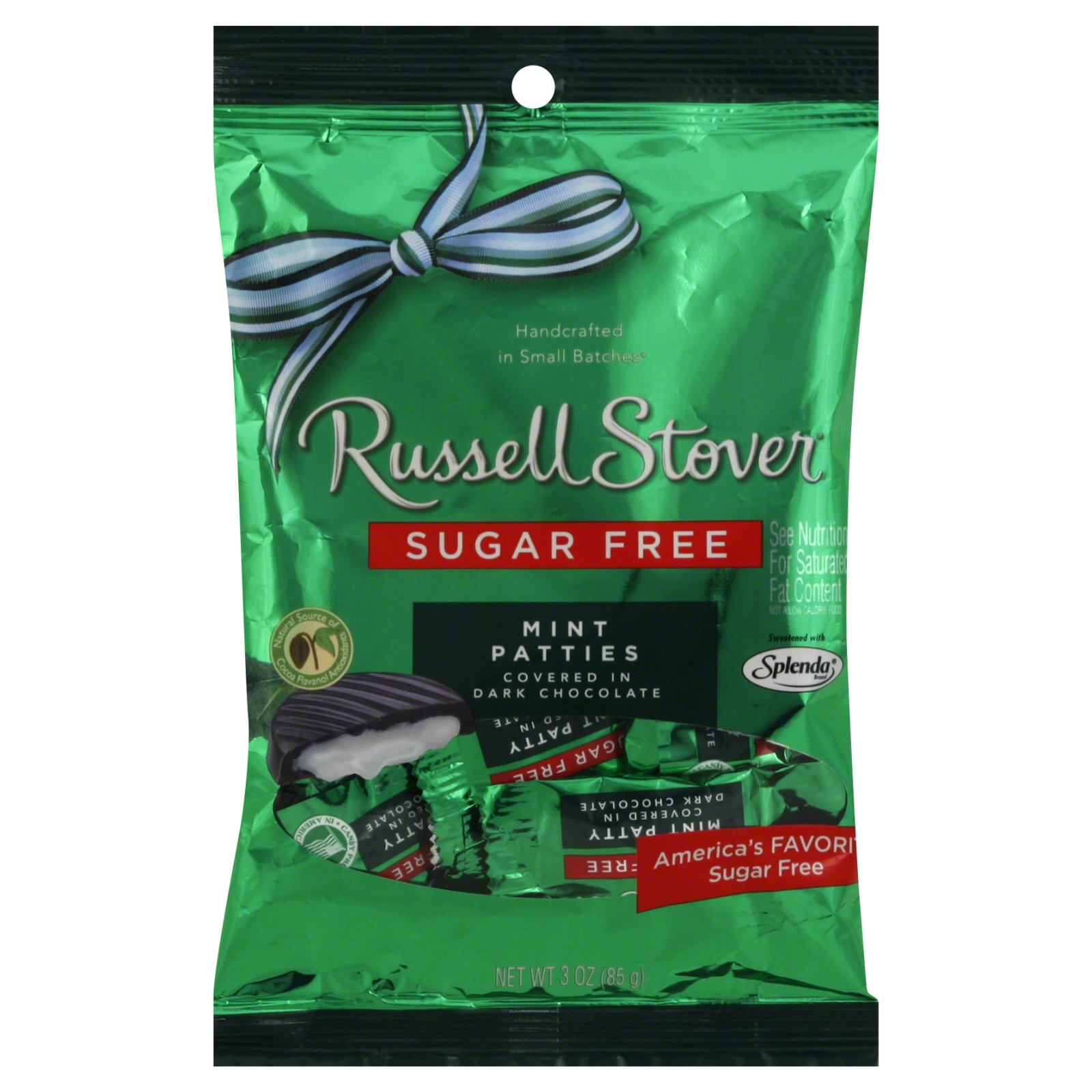 Russell Stover Sugar Free Mint Patties, 3 oz (85 g)