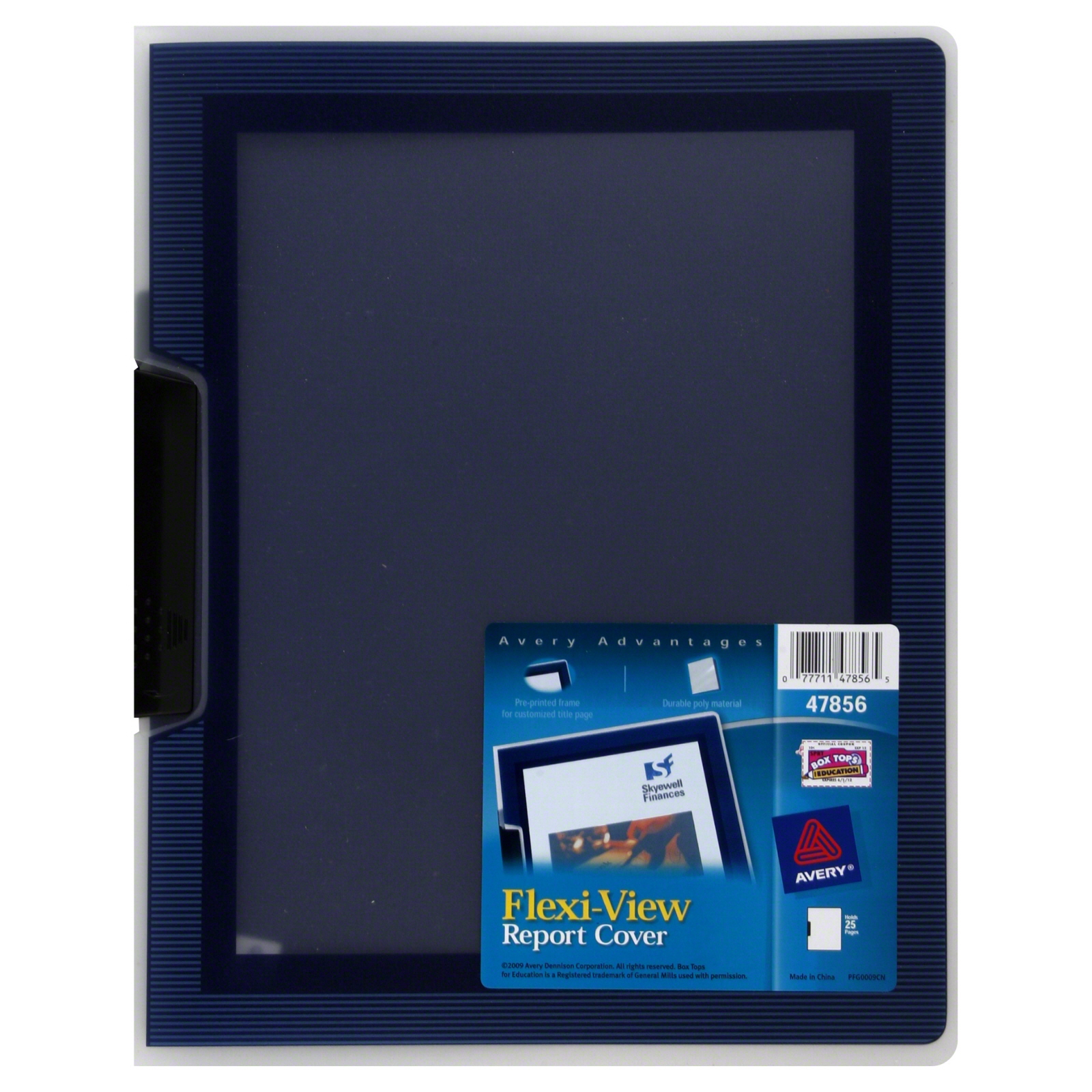 Avery 81498611b Flexi-View Report Cover, Blue
