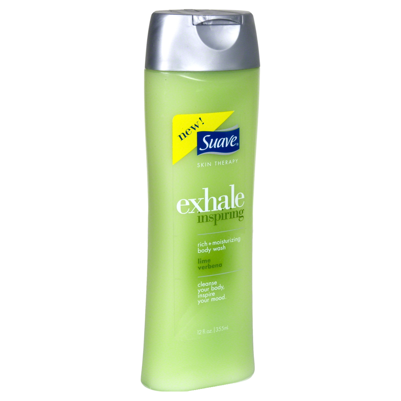 Suave Skin Therapy Body Wash, Exhale, Inspiring, Lime Verbena, 12 fl oz (355 ml)