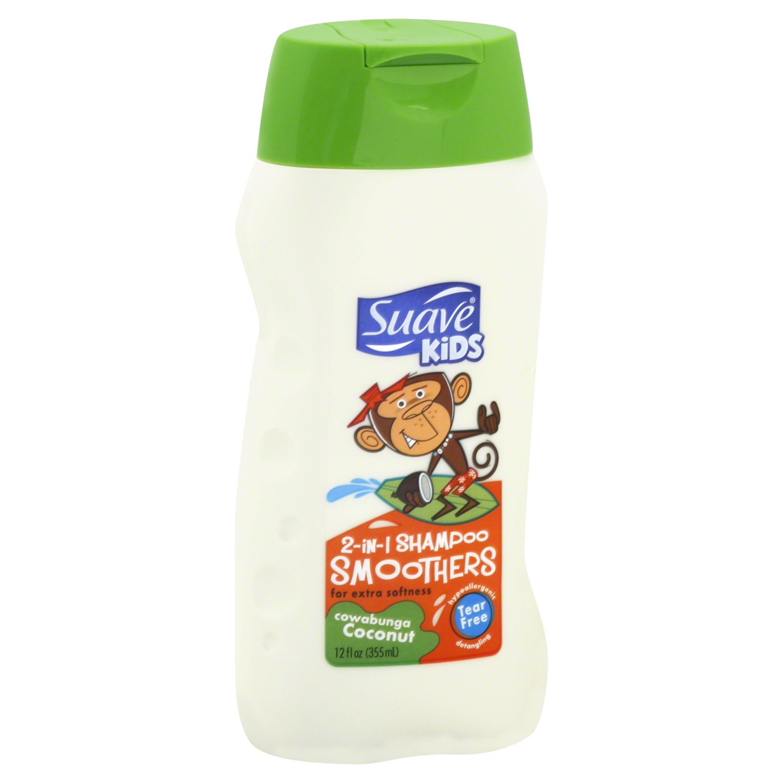 Suave Kids Shampoo Smoothers, 2 in 1, Fairy Berry Strawberry, 12 fl oz
