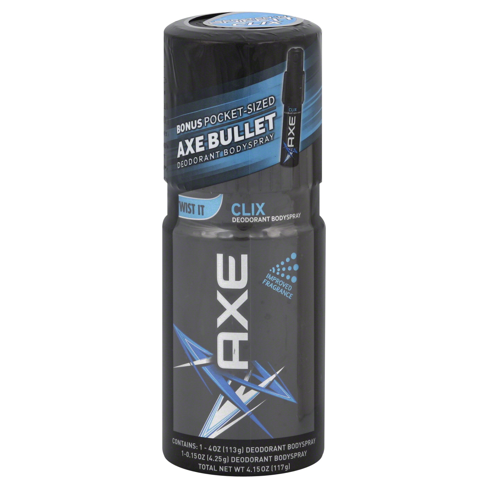AXE Deodorant Bodyspray, Clix, 1 set