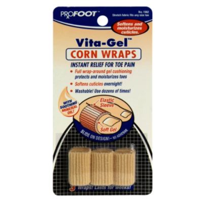 ProFoot Vita-Gel Corn Wraps, 3 wraps