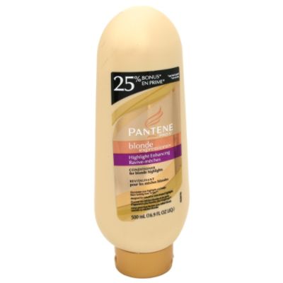 Pantene Pro-V Blonde Expressions Highlight Enhancing Conditioner for Blonde Highlights, Bonus, 16.9 fl oz liq (500 ml)