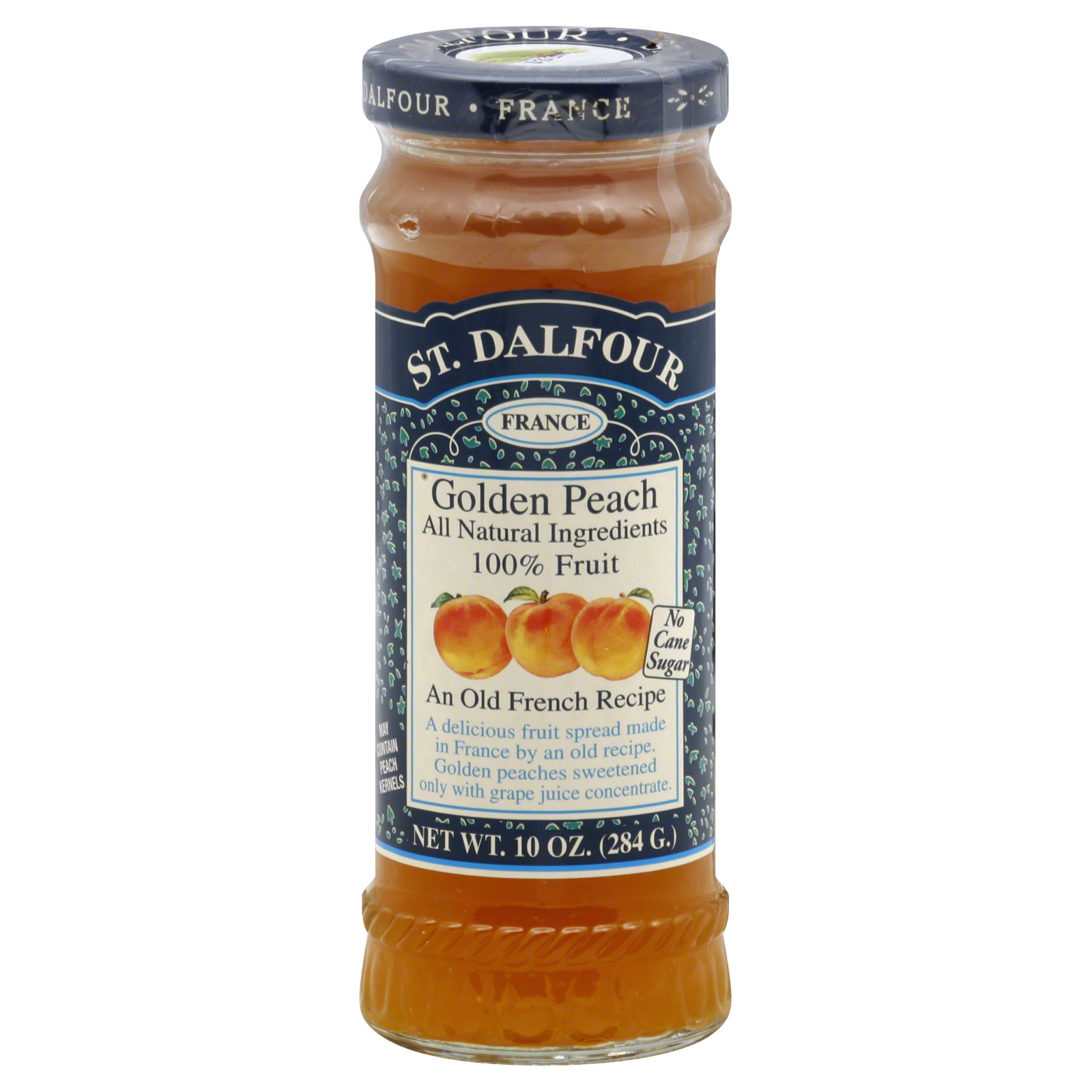 St. Dalfour Deluxe Fruit Spread, Golden Peach, 10 oz (284 g)