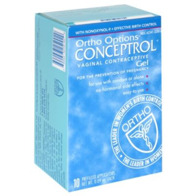 Ortho Options ConceptrolVaginal Contraceptive Gel, Prefilled Applicators10 applicators