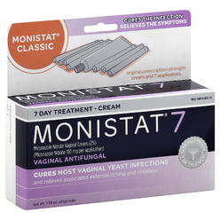 Monistat 7 Vaginal Antifungal Cream with Disposable Applicators