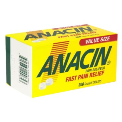 Anacin Pain Reliever, Coated Tablets, Value Size, 300 coated tablets