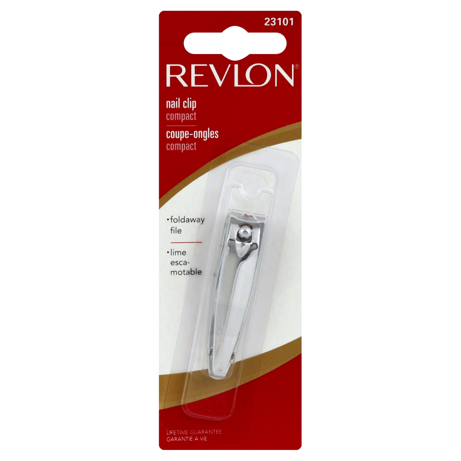 Revlon Nail Clip, Compact, 1 clipper