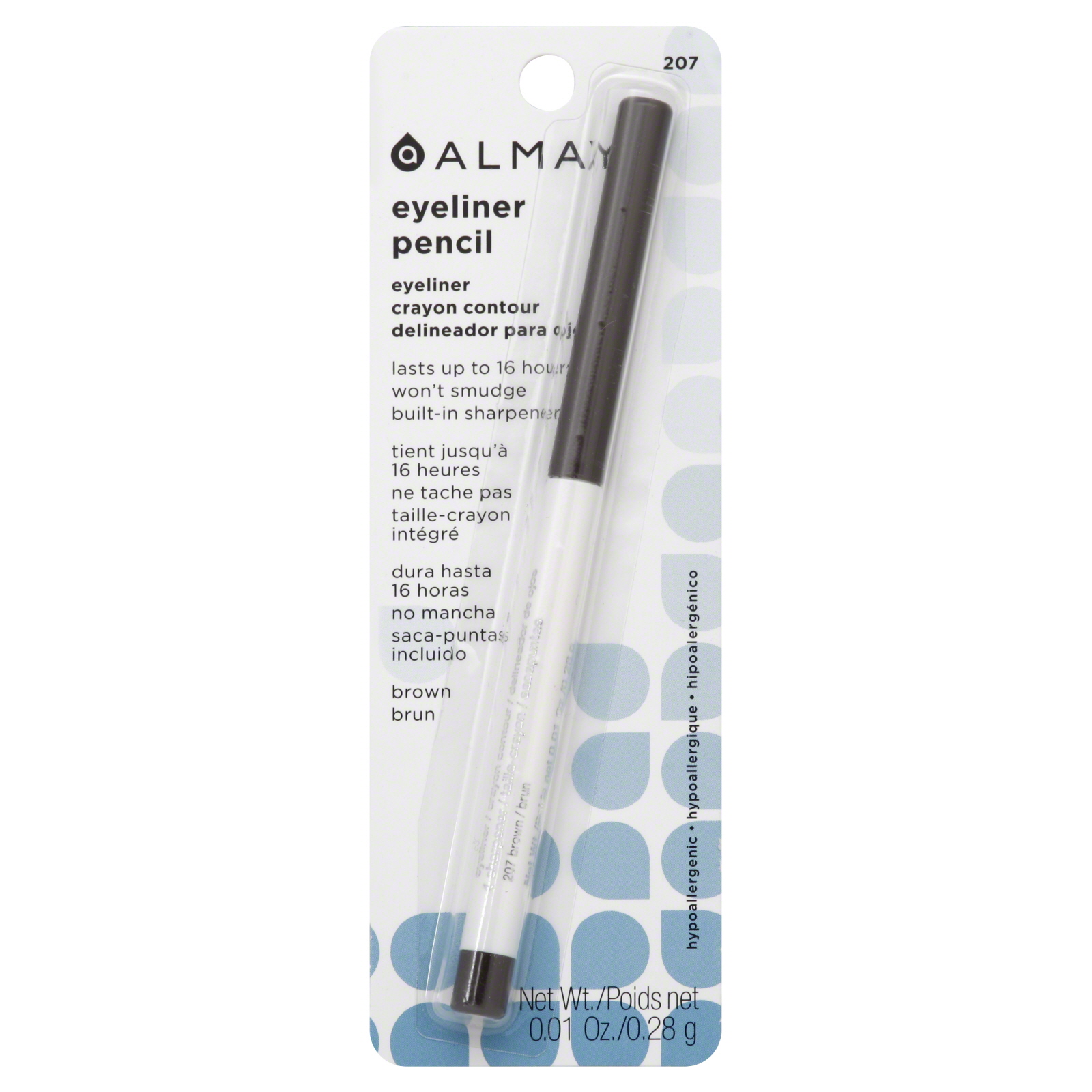Almay Eye Liner, Black 205, 0.01 oz (.28 g)