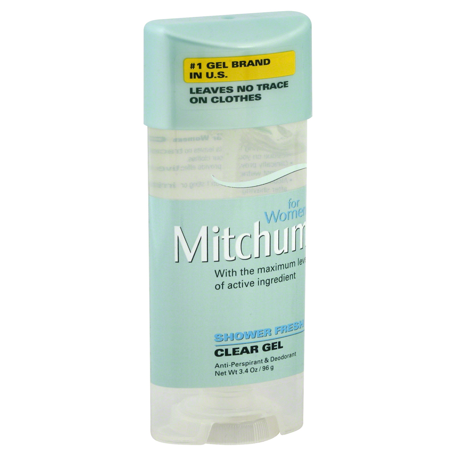 Mitchum For Women Anti-Perspirant & Deodorant, Clear Gel, Shower Fresh, 3.4 oz (96 g)