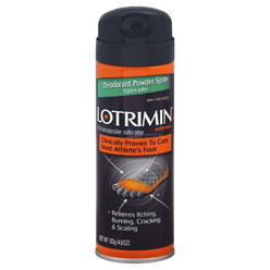 Lotrimin Athlete's Foot Deodorant Antifungal Powder Spray, Miconazole Nitrate 2%, Clinically Proven Effective Antifungal Treatme