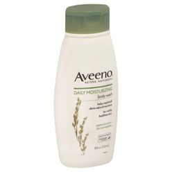 Aveeno Daily Moisturizing Body Wash for Dry Skin with Soothing Oat ; Rich Emollients, Creamy Shower Cleanser, Gentle, Soap-Free 