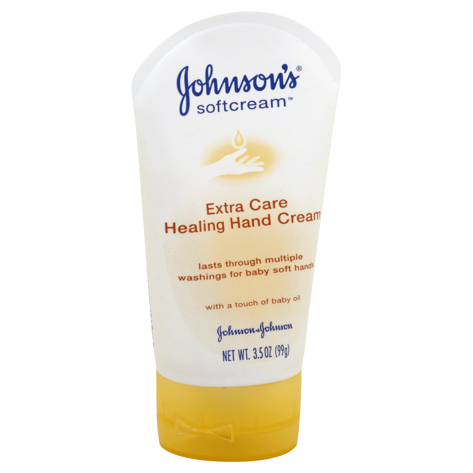 Johnson & Johnson Johnson's Softcream Healing Hand Cream, Extra Care, 3.5 oz (99 g)