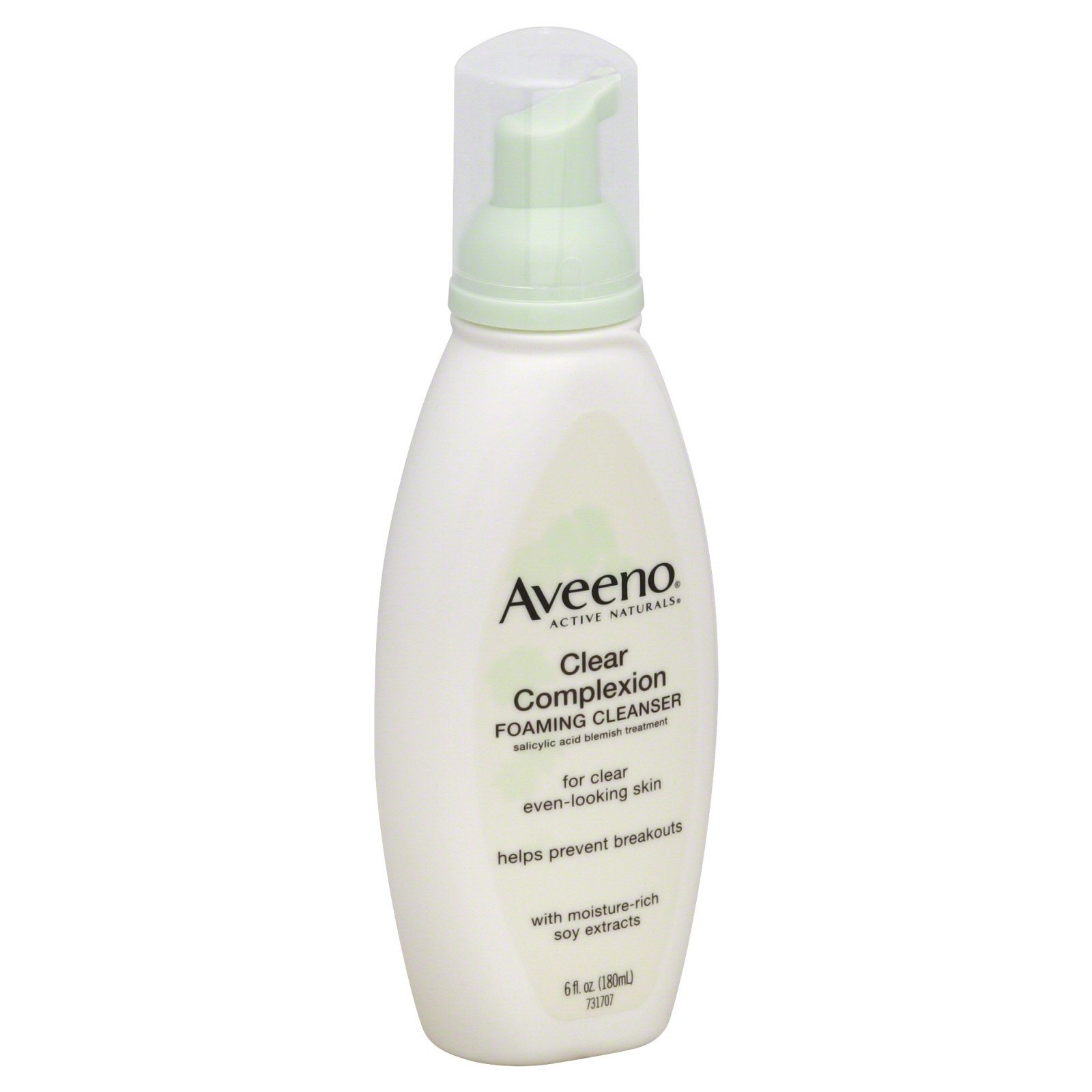 Aveeno Active Naturals Clear Complexion Foaming Cleanser, 6 fl oz (180 ml)