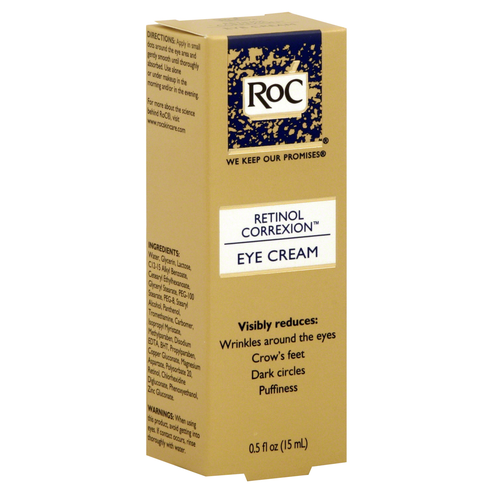 RoC Eye Cream, Retinol Correxion, 0.5 fl oz (15 ml)