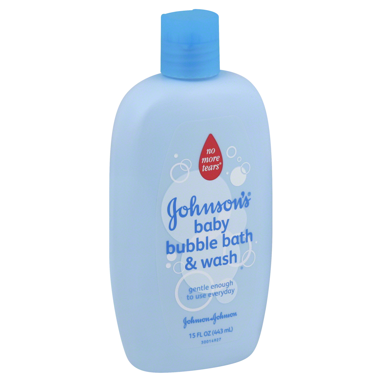 Johnson & Johnson No More Tears Baby Bubble Bath & Wash, 15 fl oz (444 ml)