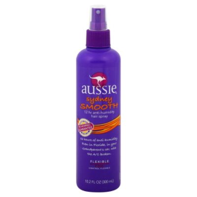 Aussie Sydney Smooth Hair Spray, 12 Hr Anti-Humidity, Flexible Hold, 10.2 fl oz (300 ml)