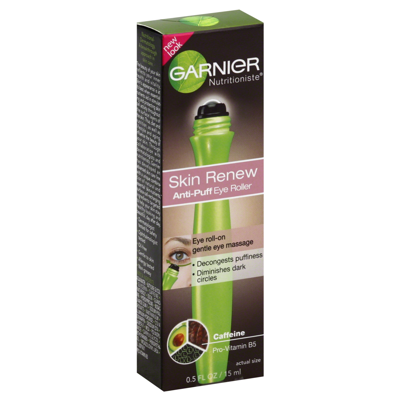 Garnier Eye Roller, Anti-Puff, Skin Renew, 0.5 fl oz (15 ml)