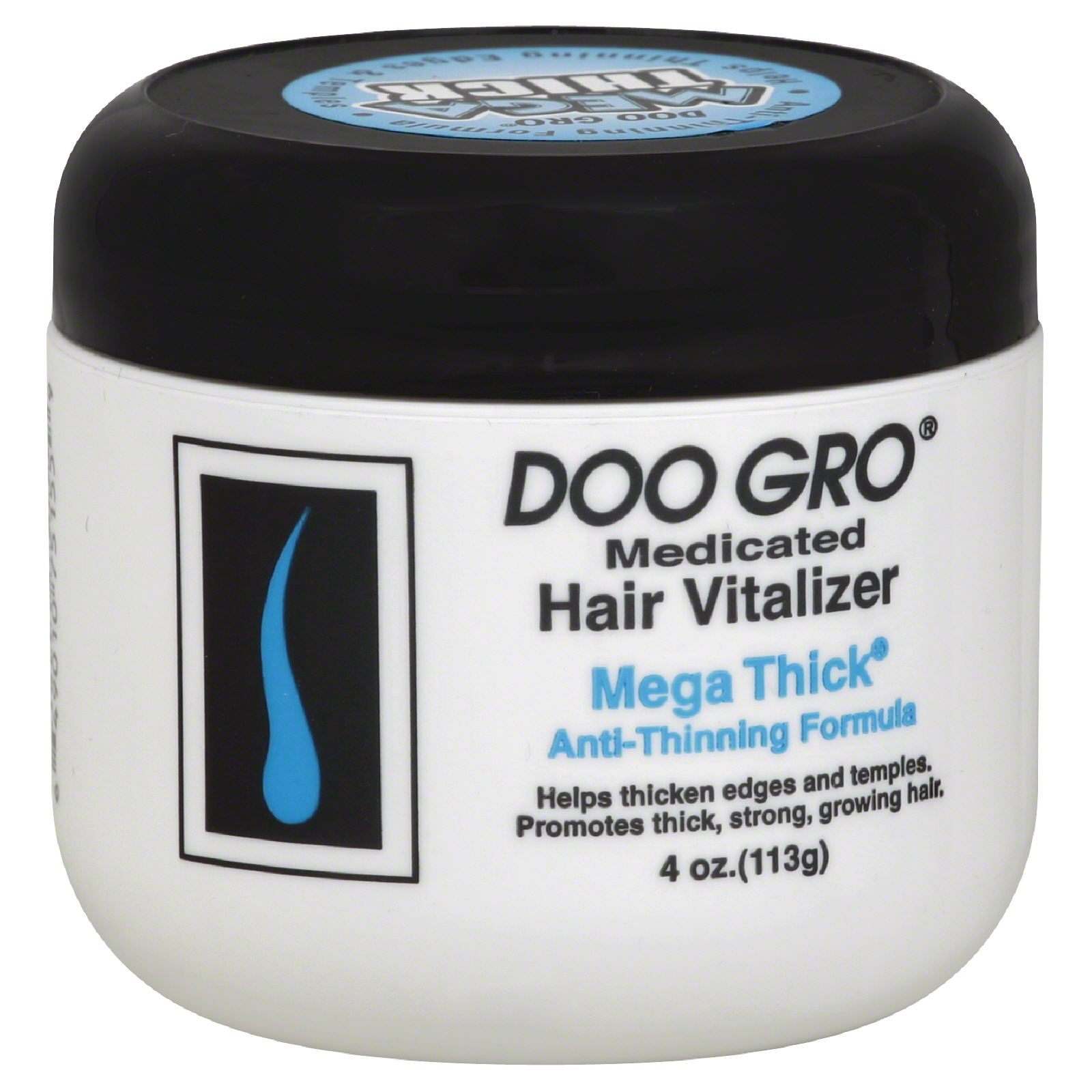 Doo Gro Medicated Hair Vitalizer, Mega Thick Anti Thinning Formula, 4 oz (113 g)