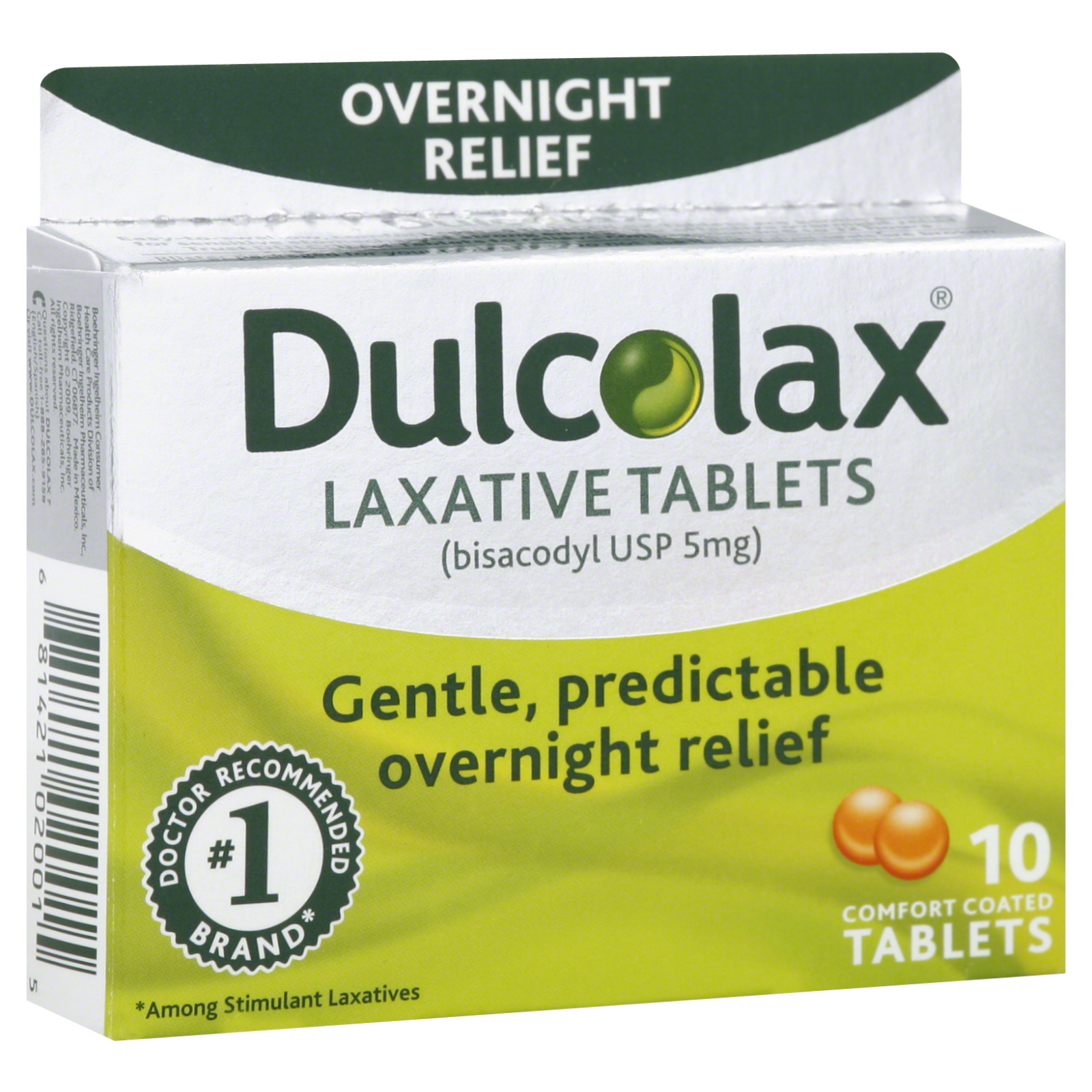 Laxative Comfort Coated Tablets, 10 Count