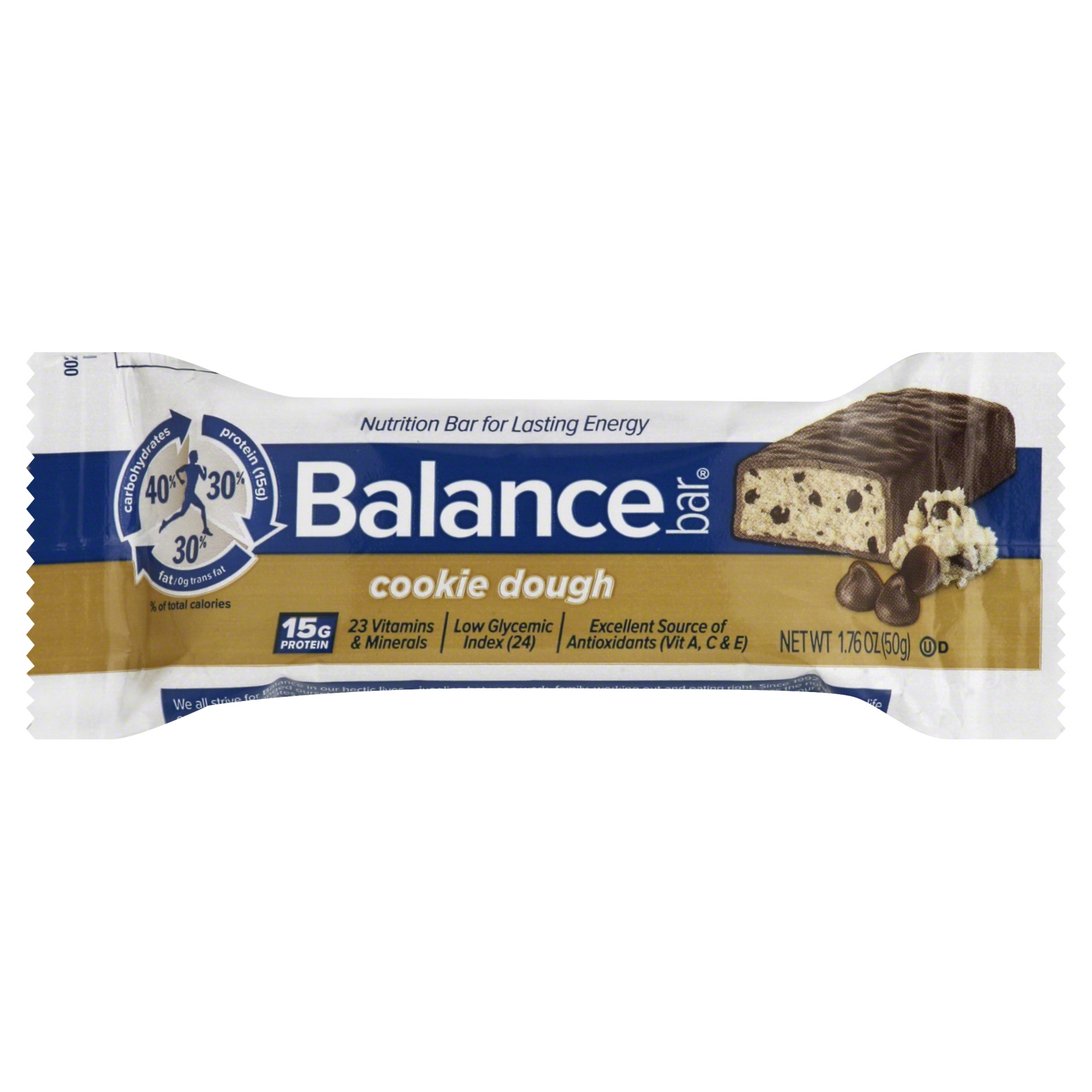 Balance Nutrition Bar, Cookie Dough, 1.76 oz (50 g)