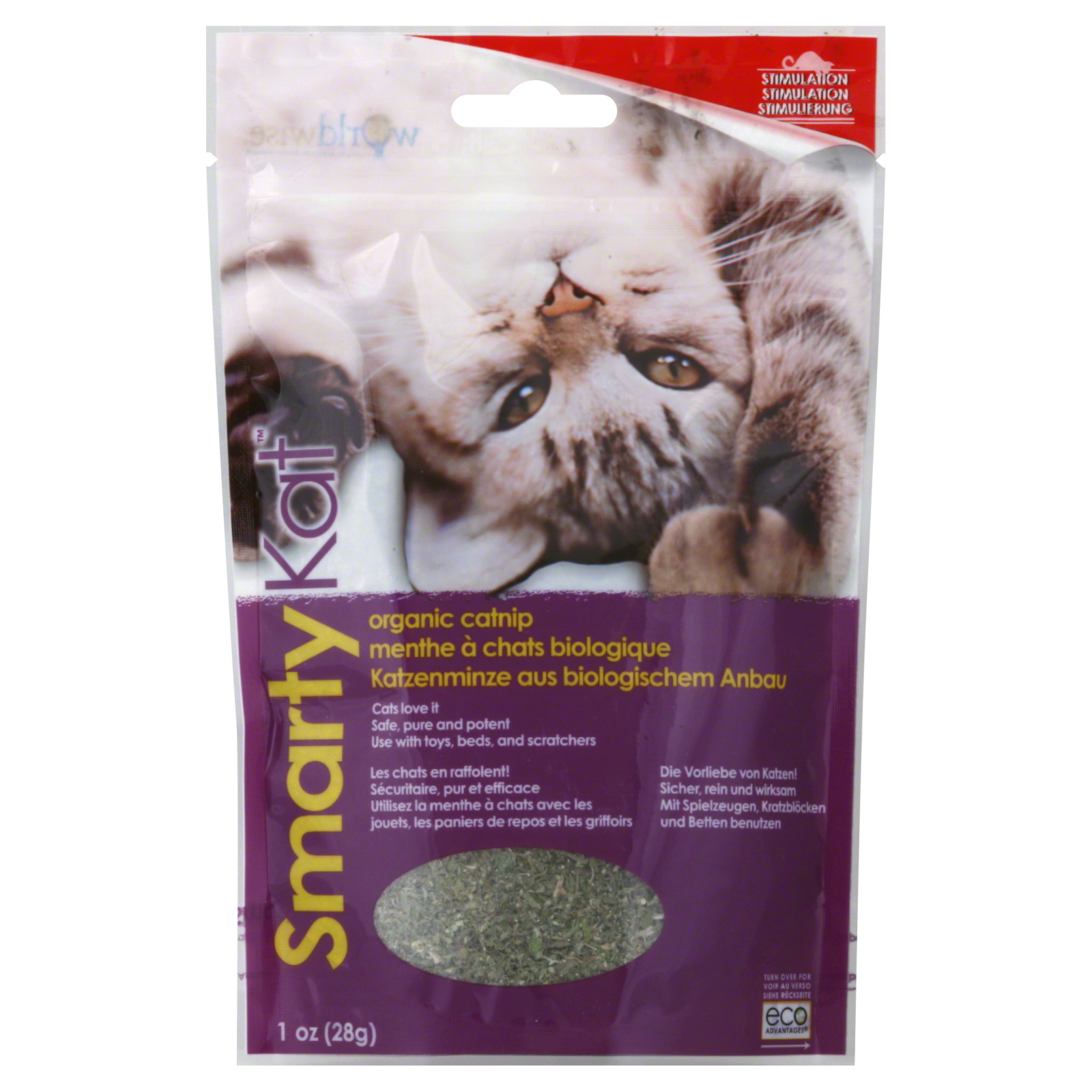 SmartyKat Catnip, 100% Certified Organic, 1 oz (28 g)