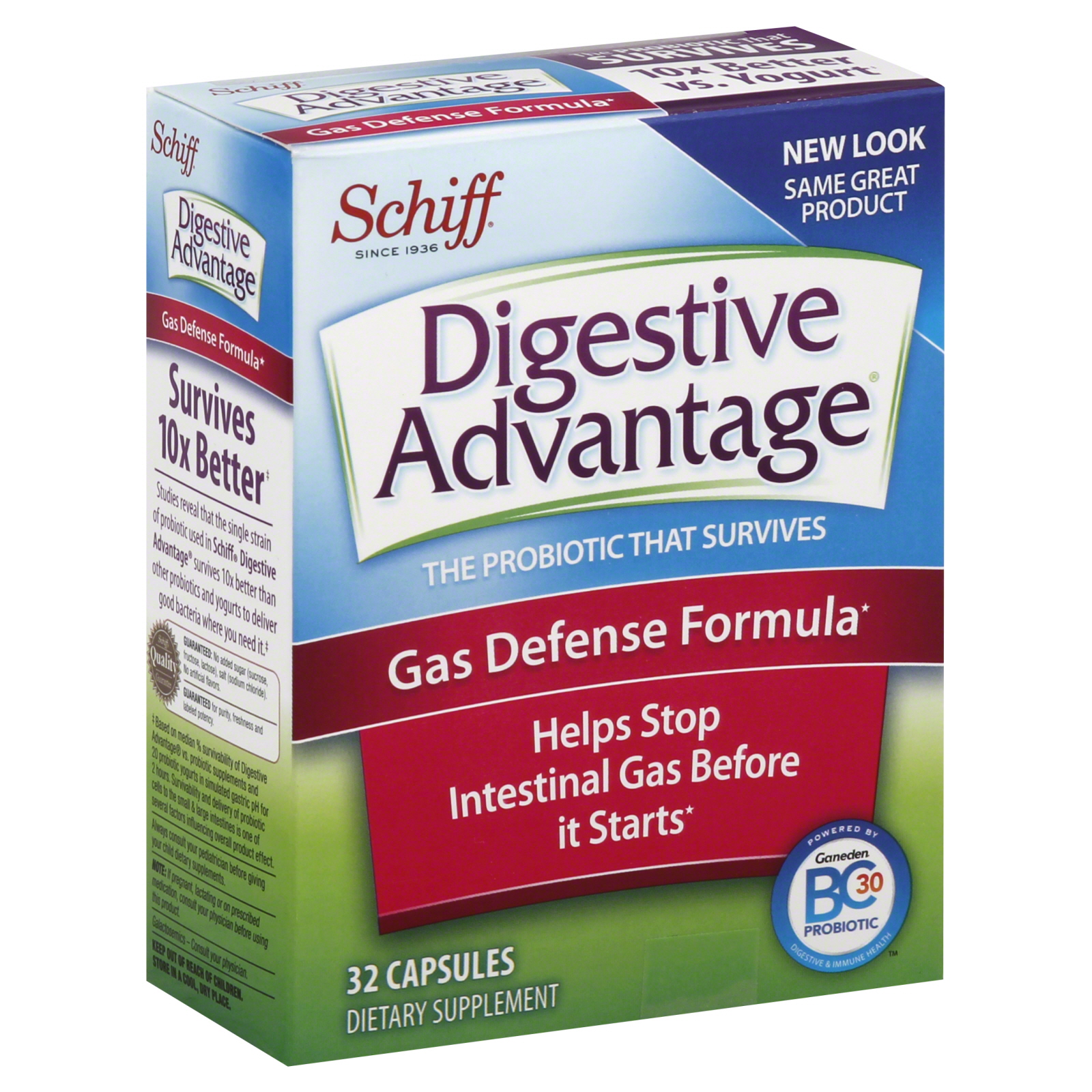 Schiff Vitamins Gas Defense Formula - 32 Capsules