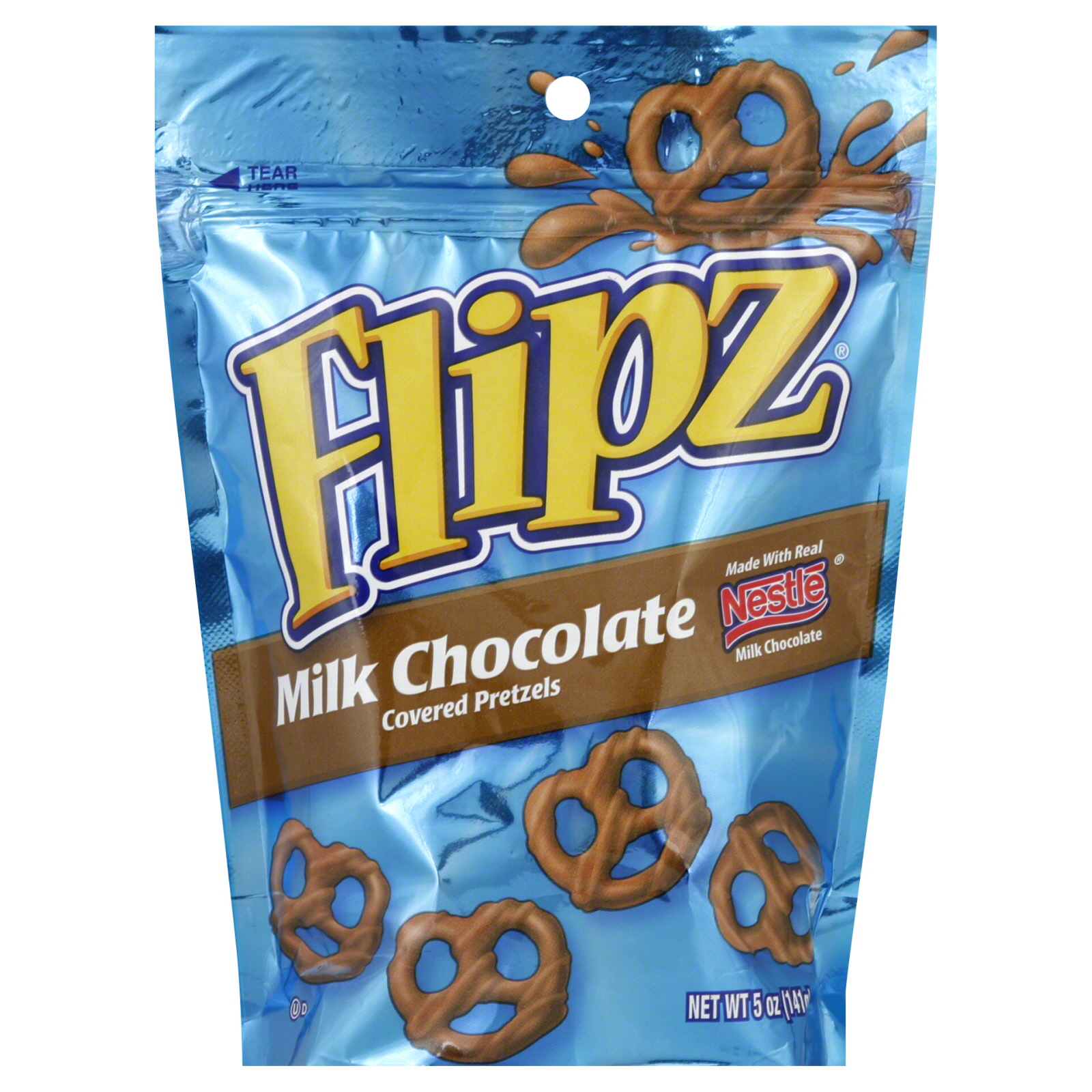 flipz Pretzels, Milk Chocolate Covered, 5 oz (141 g)