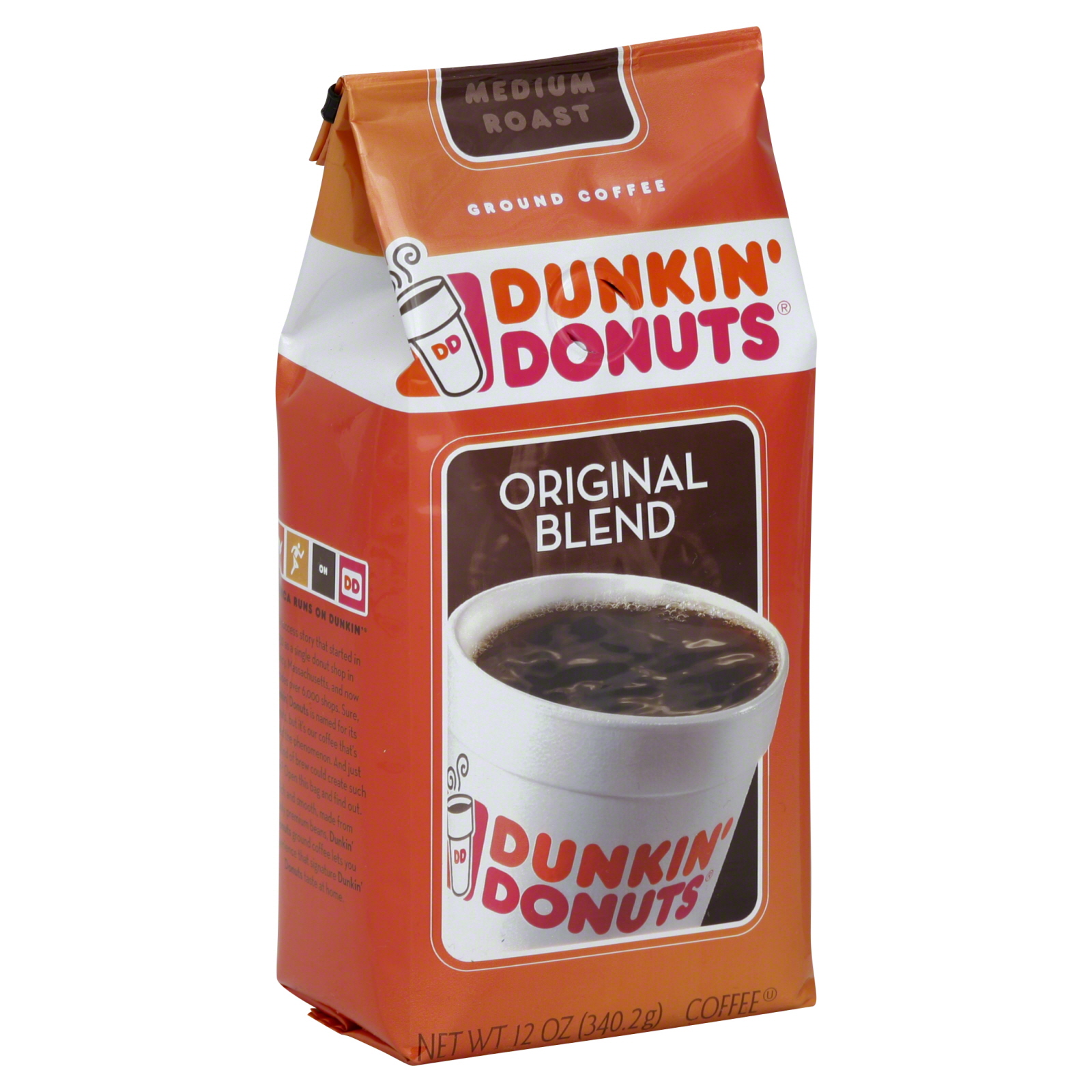 Dunkin' Donuts Coffee, Ground, Original Blend, Medium Roast, 12 oz (340.2 g)
