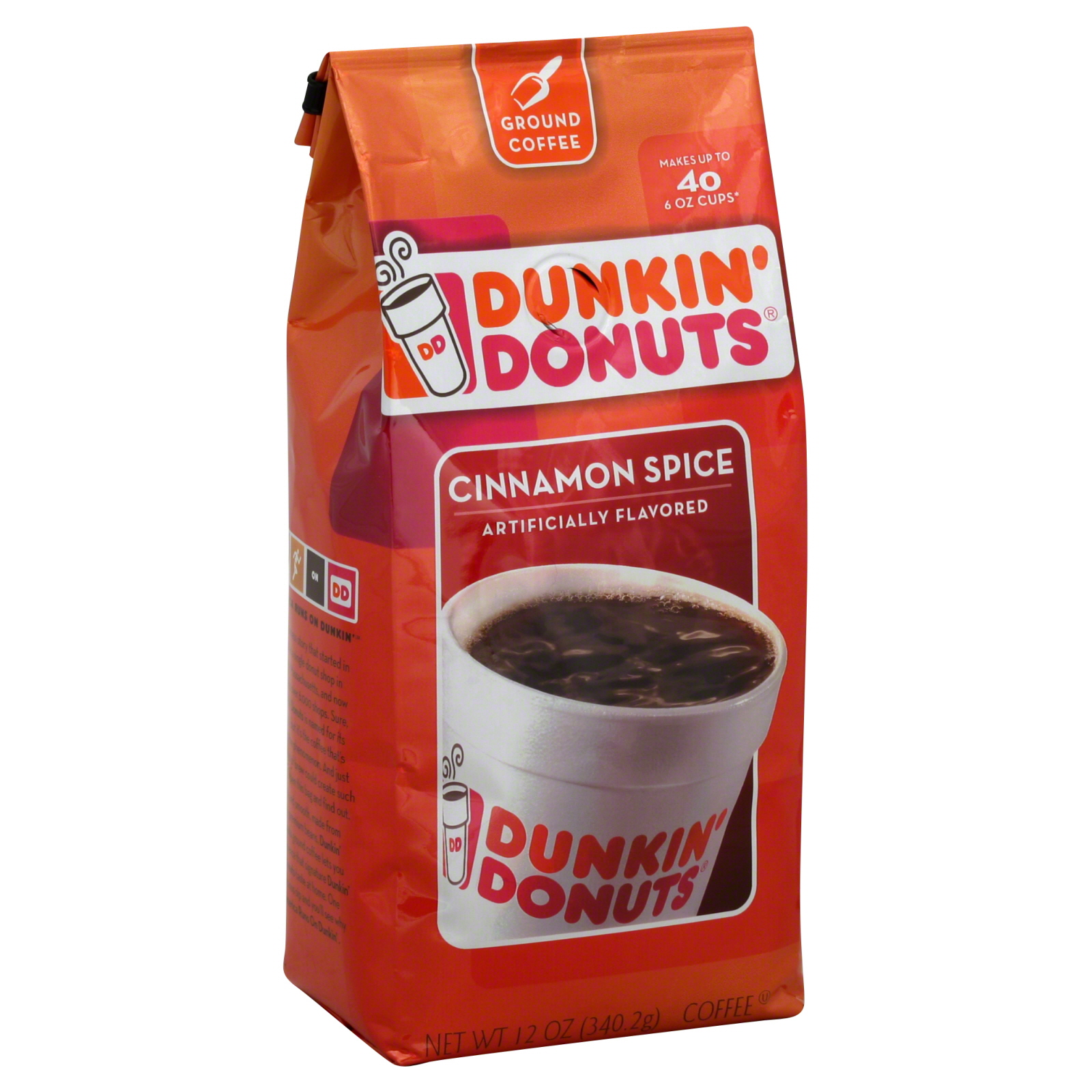 Dunkin' Donuts Coffee, Ground, Cinnamon Spice, 12 oz (340.2 g)