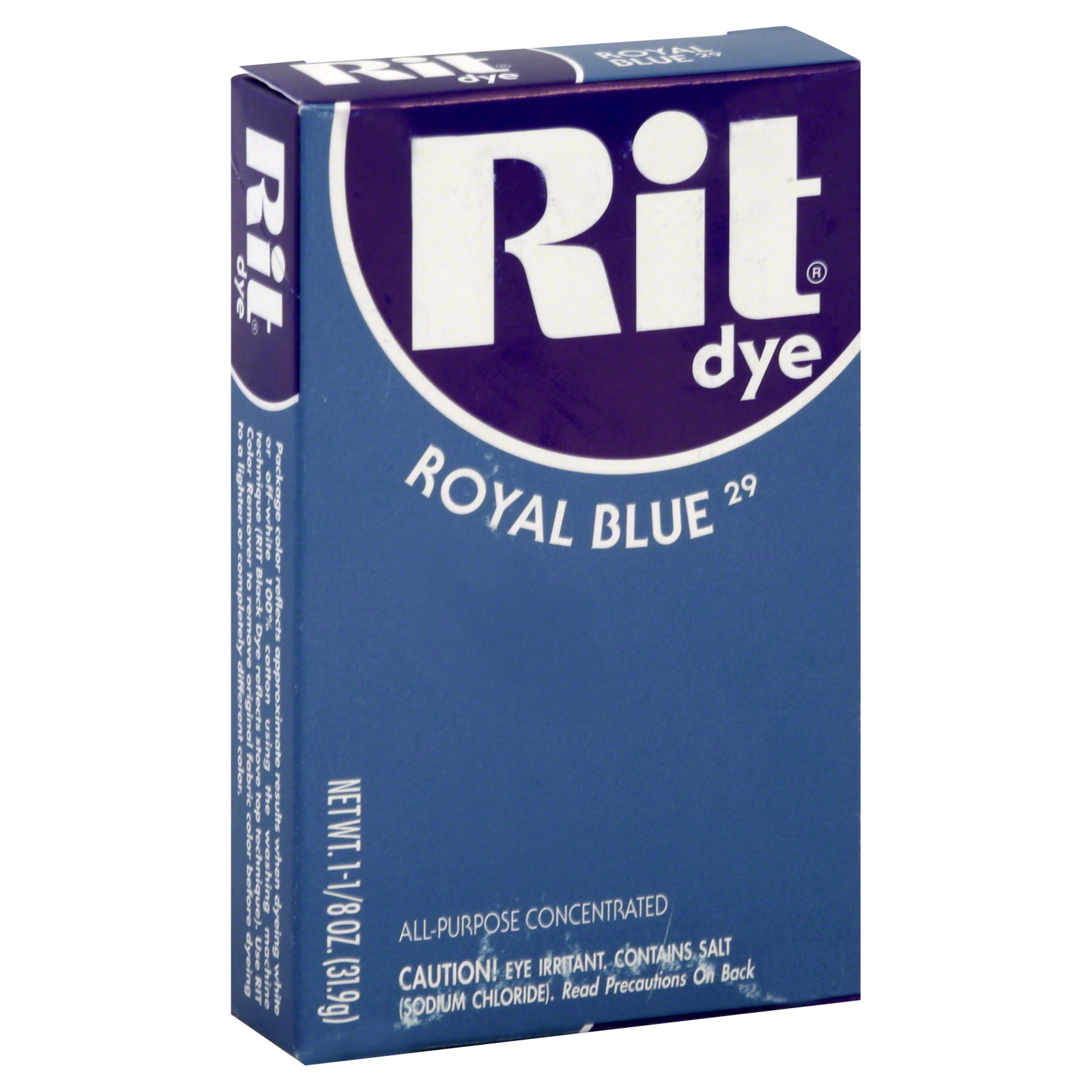 Rit Dye Tinite All-Purpose Concentrated Royal Blue Azul Royal.11/8 OZ.  (31.9 g).