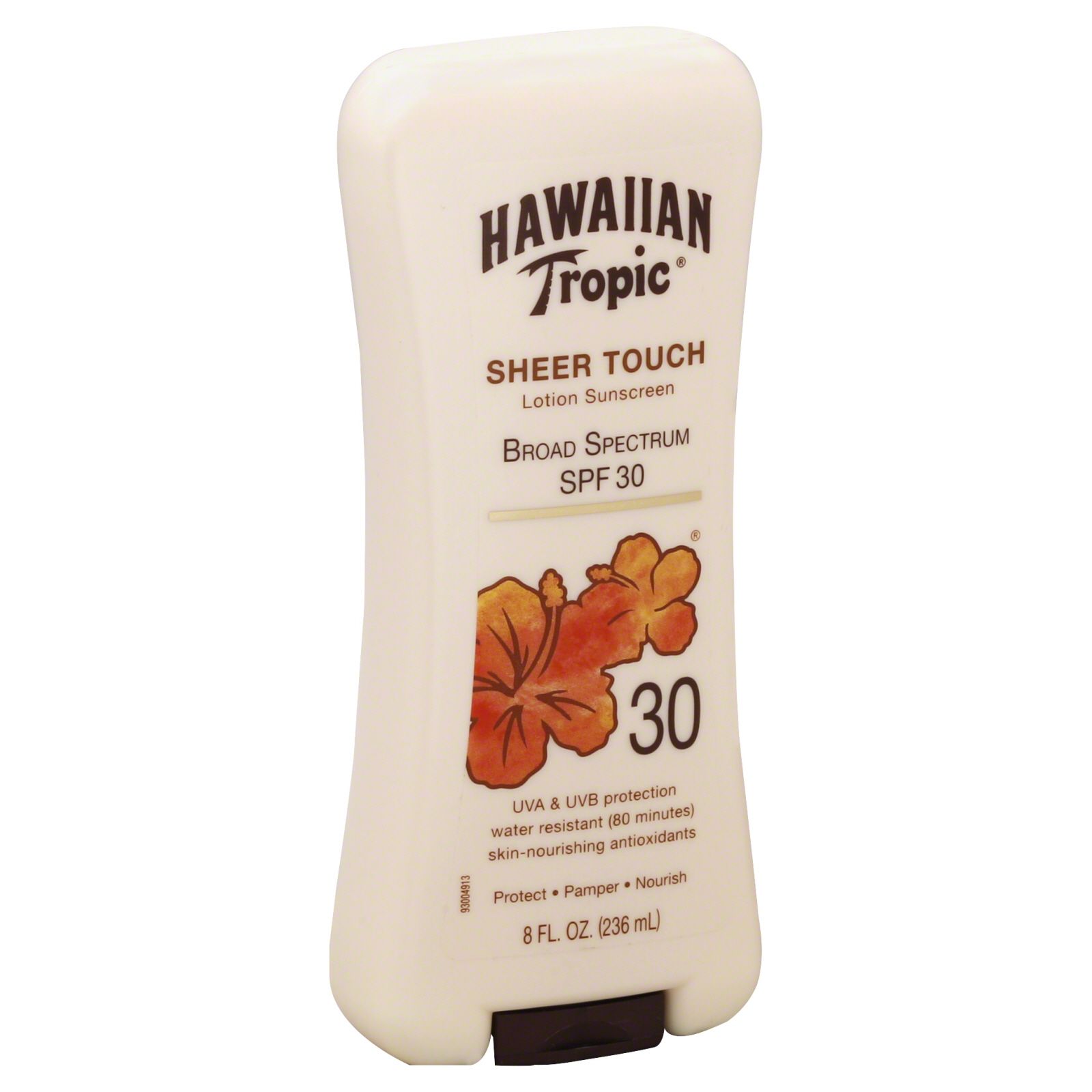 Hawaiian Tropic Sunscreen, Lotion, Sheer Touch, SPF 30, 8 fl oz (237 ml)