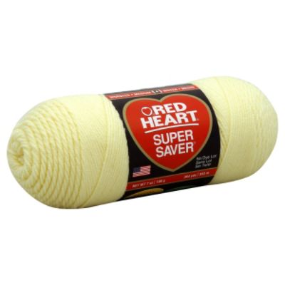 Coats & Clark Yarn Red Heart Super Saver Yarn Pale Yellow