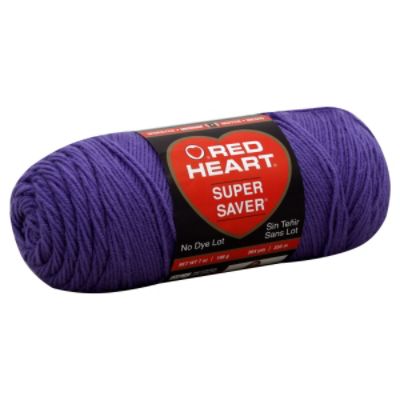 Coats & Clark Yarn Red Heart Super Saver Yarn Lavender