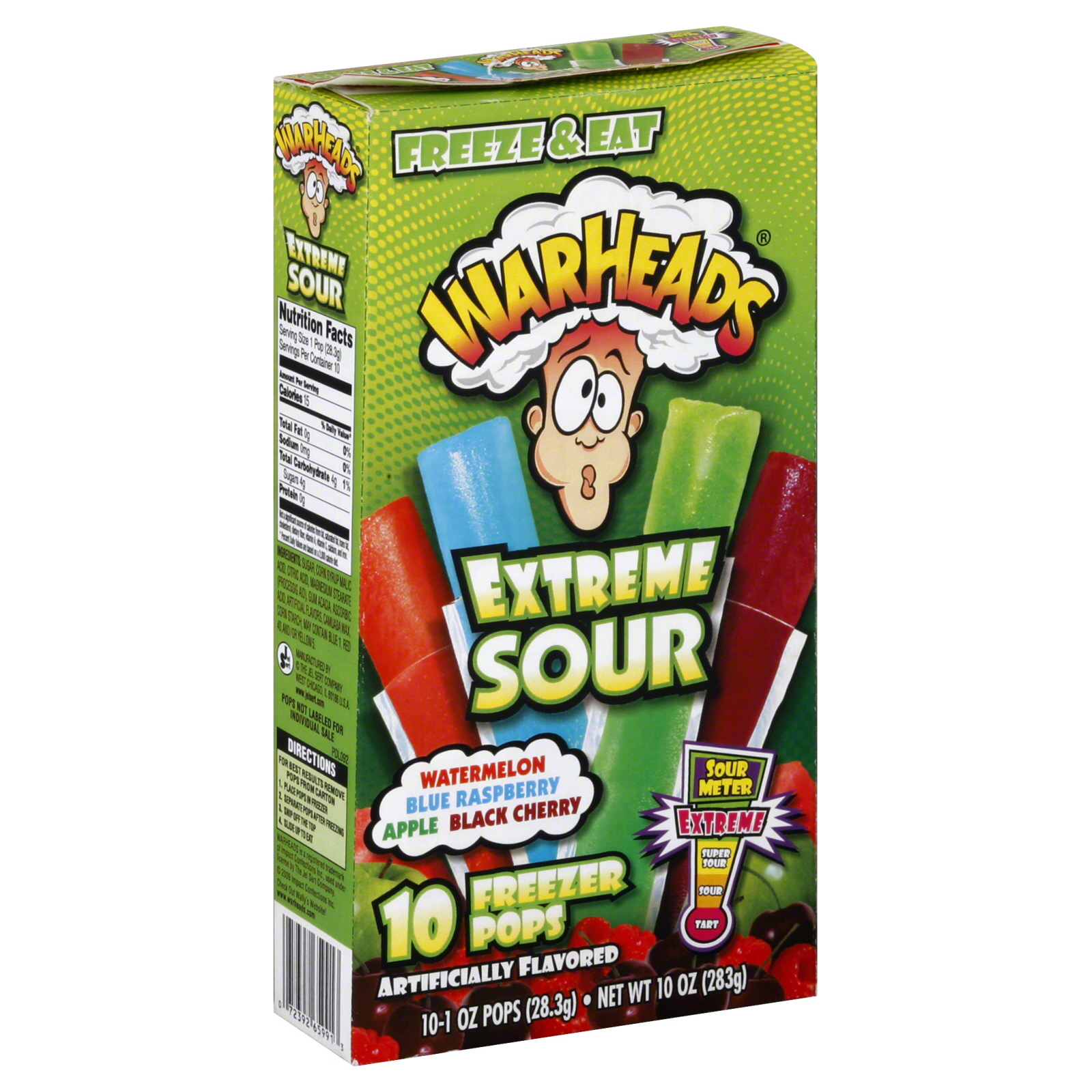 072392659913 UPC Warheads Extreme Sour Freezer Pops UPC Lookup