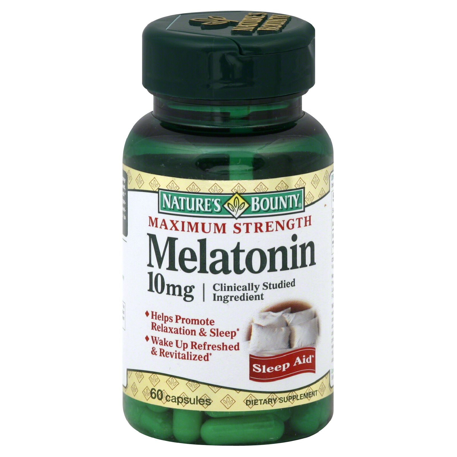 Natures Bounty Maximum Strength Melatonin 10mg Capsules 60 ct Natures Bounty Maximum Strength Melatonin 10mg Capsules 60 ct