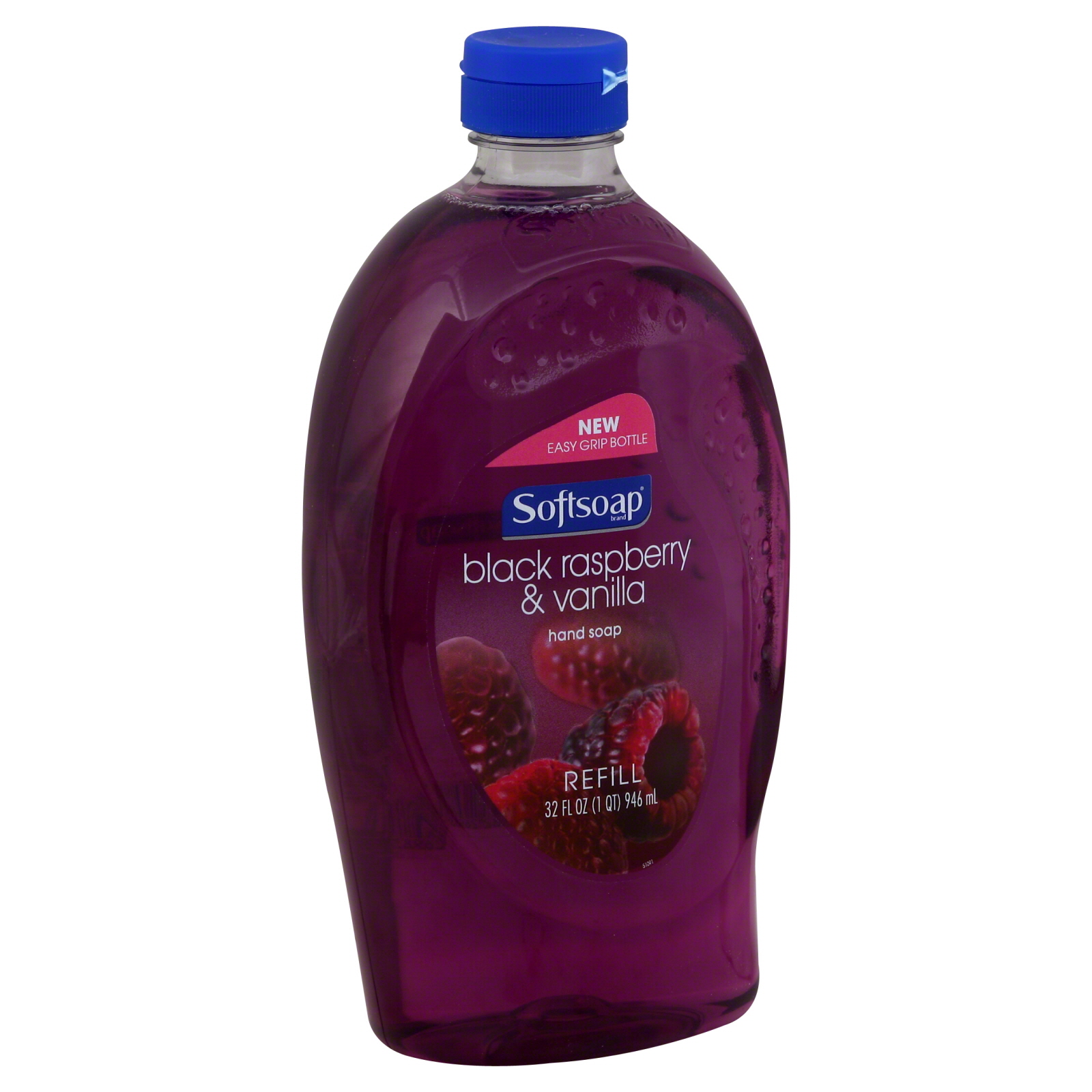 Softsoap Hand Soap, Black Raspberry & Vanilla, Refill, 32 oz.