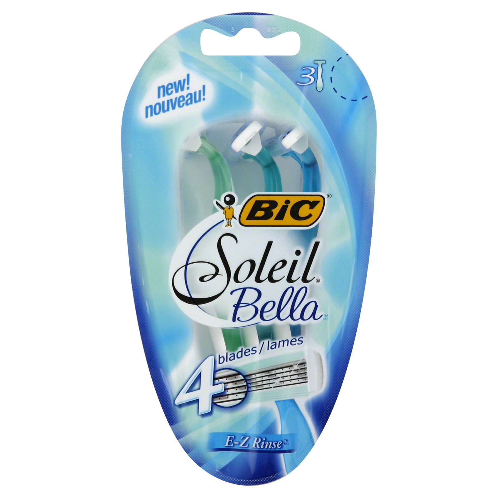 BIC Soleil Bella Shavers, 3 Count