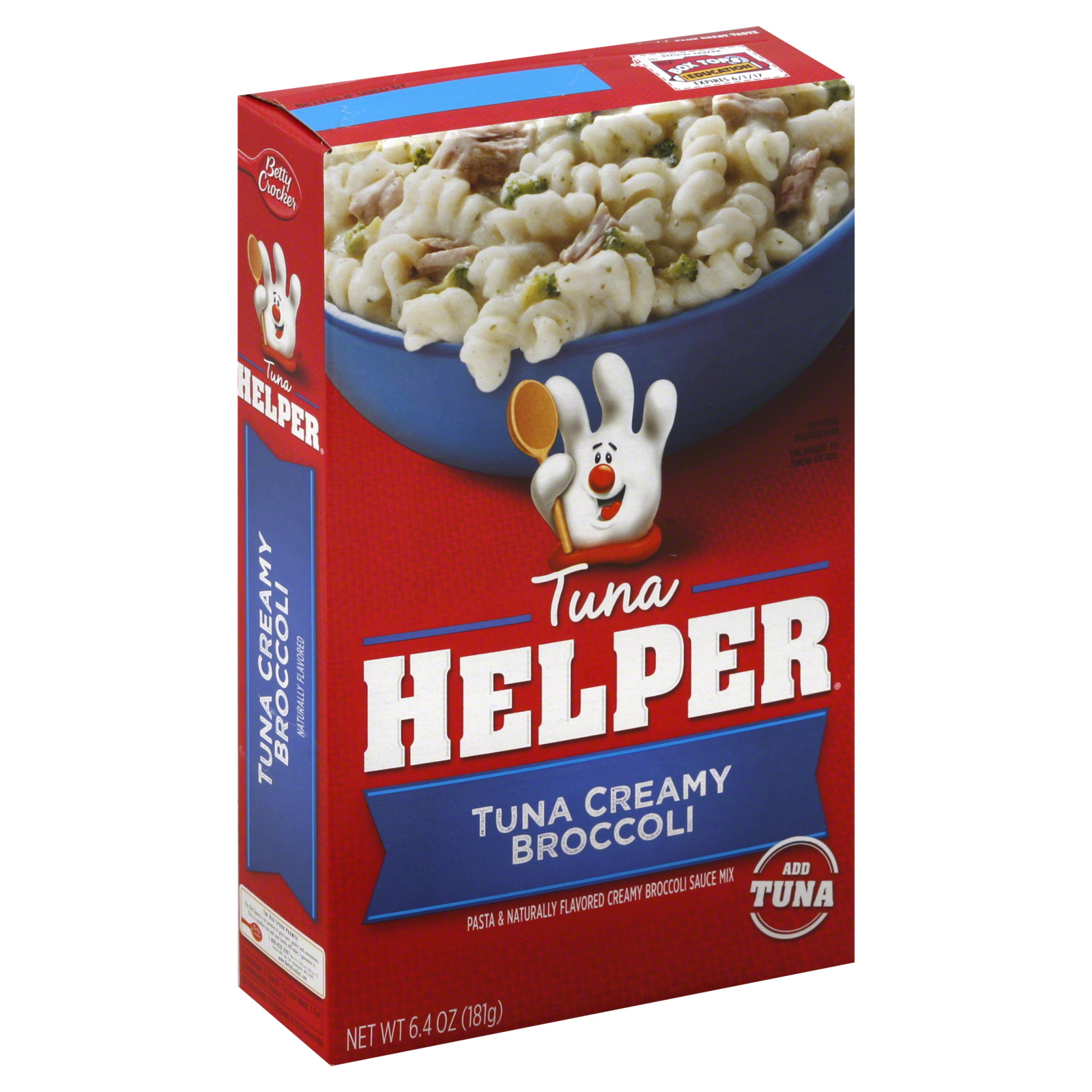 Tuna Helper Classic Pasta & Sauce Mix, Creamy Broccoli, 6.4 oz (181 g