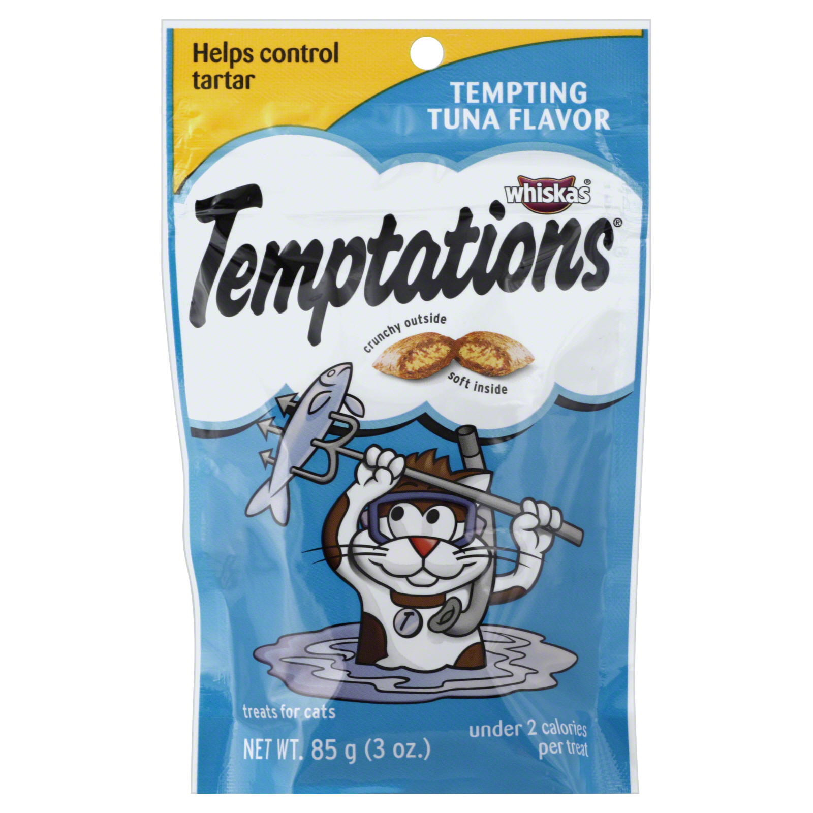 Whiskas Temptations Treats for Cats, Tempting Tuna Flavor, 3 oz (85 g)