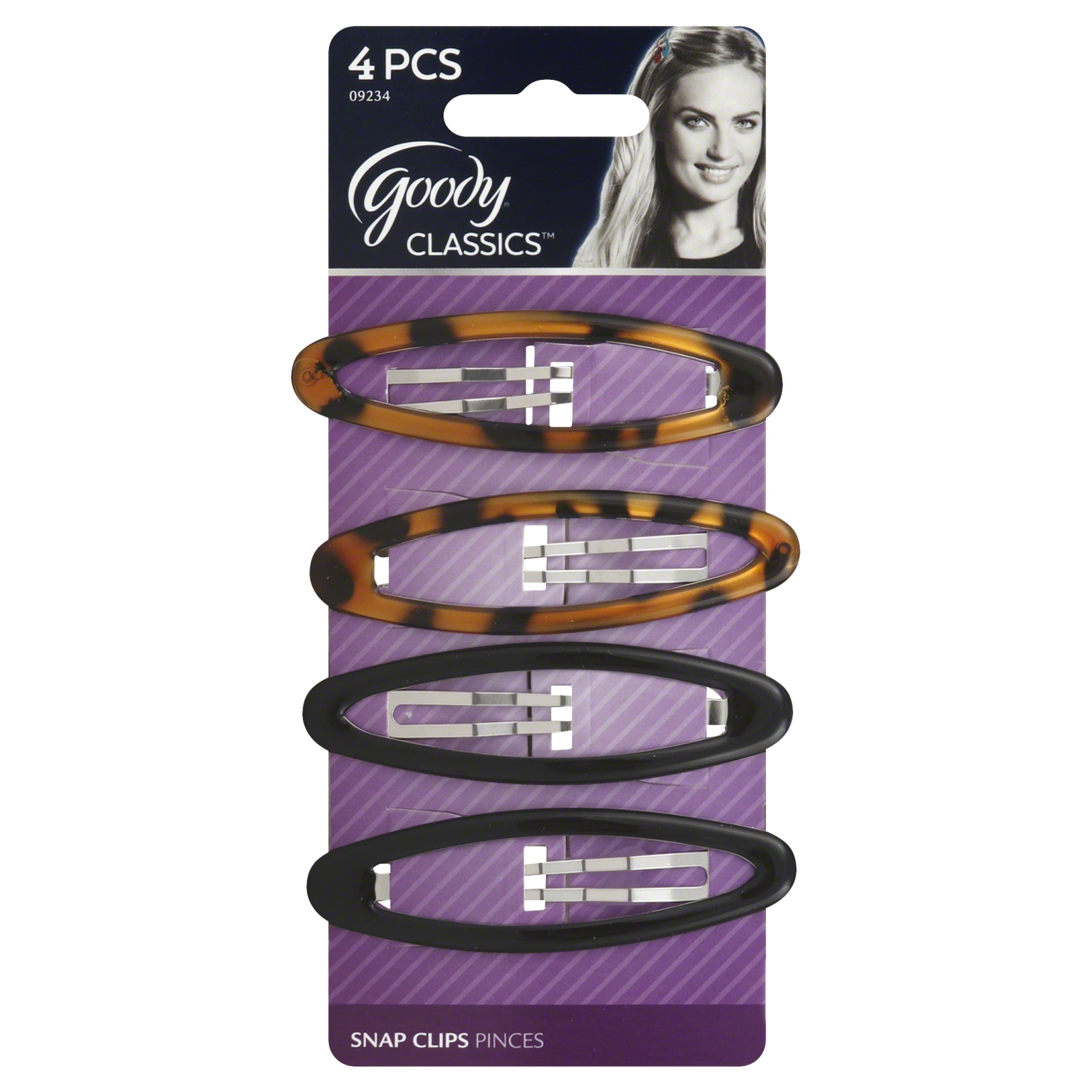 Goody Classics Big Oval Epoxy Contour Clips, 4 CT