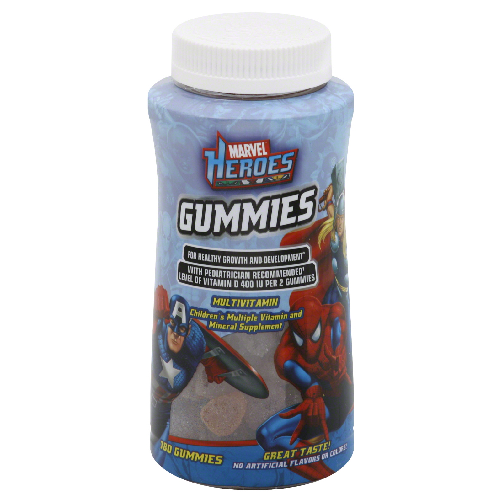 Sundown Gummies Multiple Vitamin & Mineral Supplement, Children's, Marvel Heroes Super Heroes, Gummy, 180 gummies