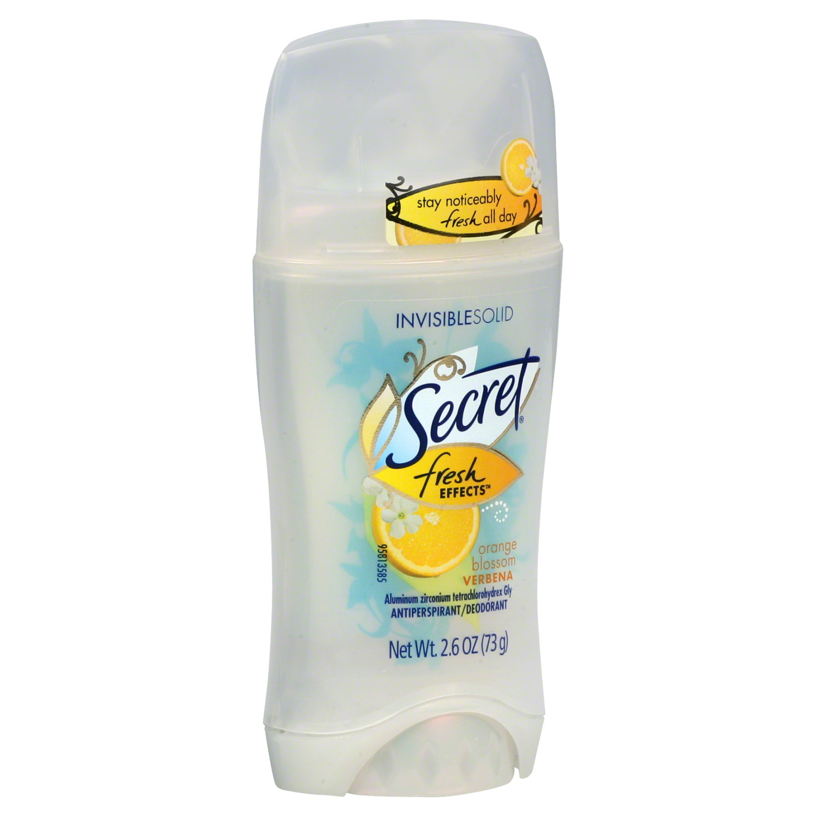 Secret Fresh Effects Antiperspirant/Deodorant, Invisible Solid, Orange Blossom Verbena, 2.6 oz (73 g)