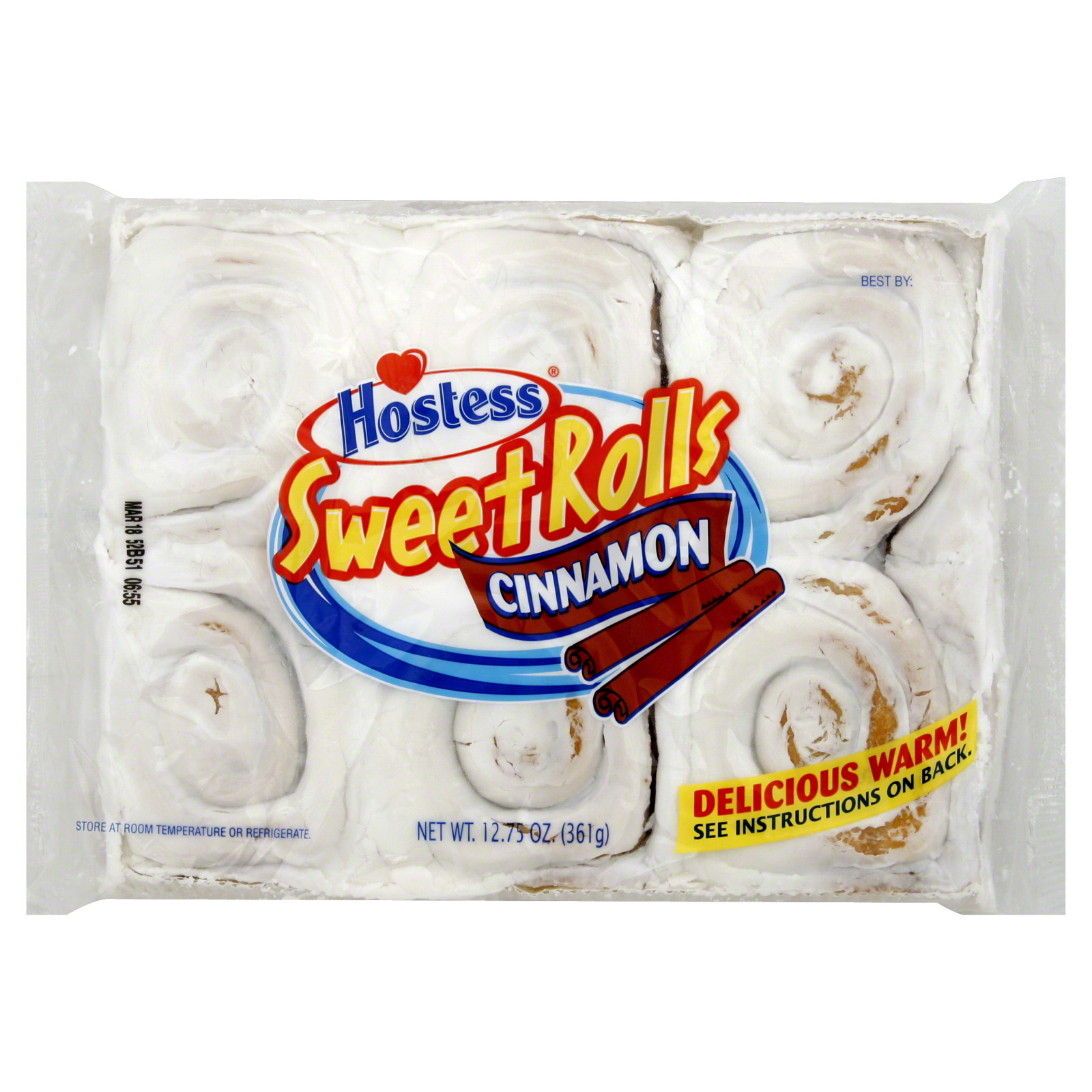 Hostess Sweet Rolls, Cinnamon, 12.75 oz (361 g)
