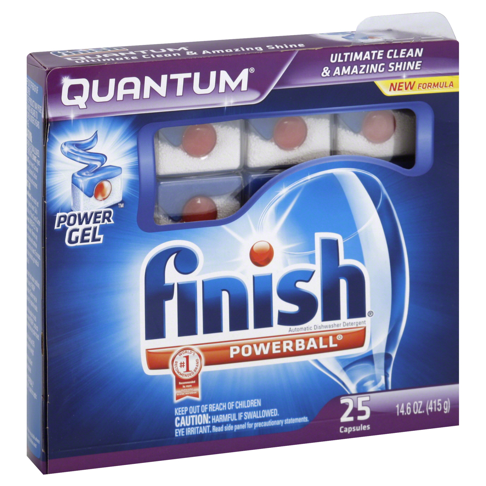 Finish Powerball Automatic Dishwasher Detergent, 20 capsules [12.2 oz (348 g)]