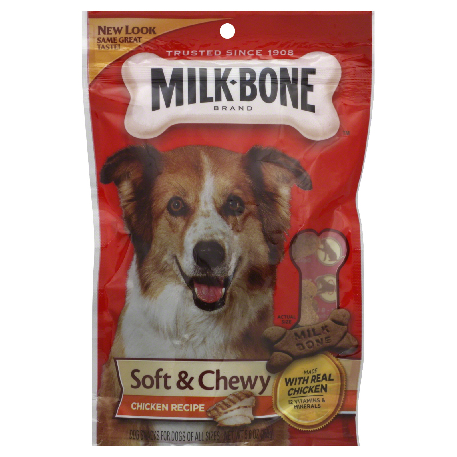Milk-Bone Chewy Dog Snacks, Chicken Drumstix, 5.6 oz (159 g)