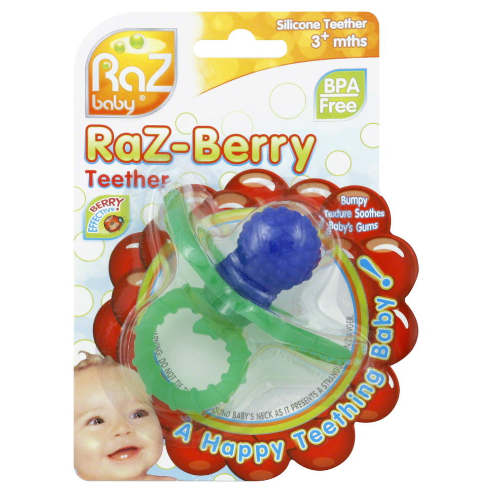RaZbaby RaZ-Berry Hands-Free Teether