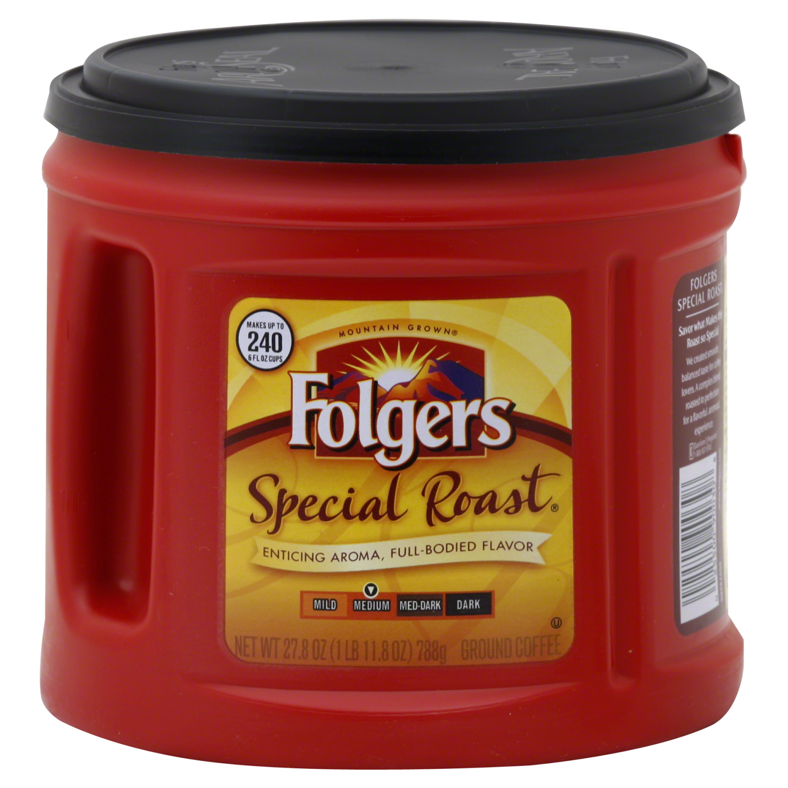 Folgers Special Roast Coffee, Ground, Medium 27.8 oz (1 lb 11.8 oz) 788 g