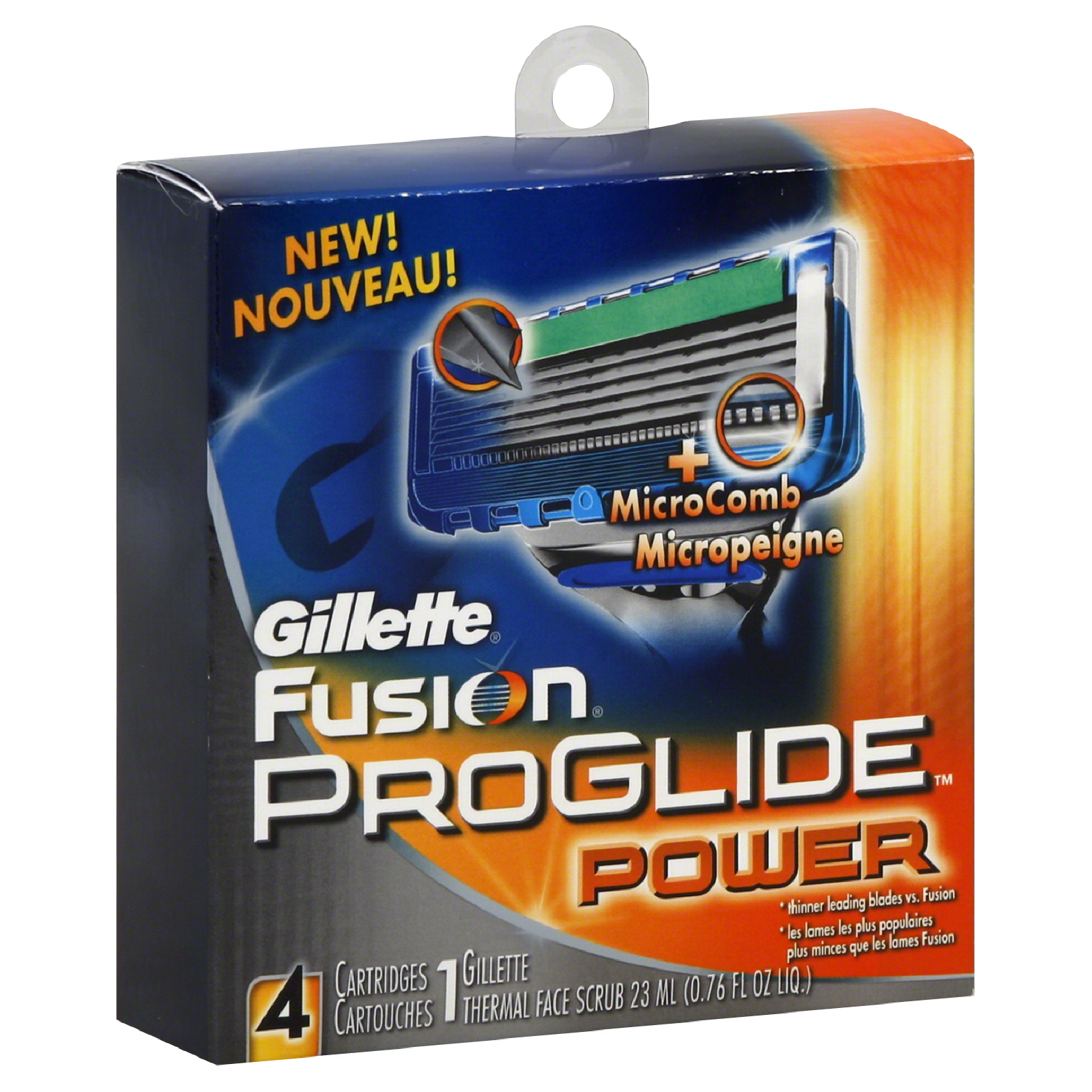 Gillette Fusion ProGlide Cartridges, Power, 1 kit