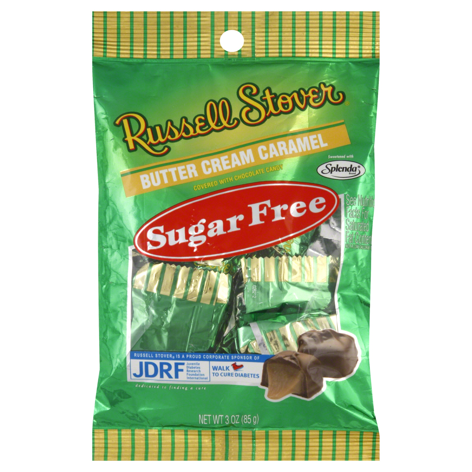 Russell Stover Sugar Free Butter Cream Caramels 3 oz